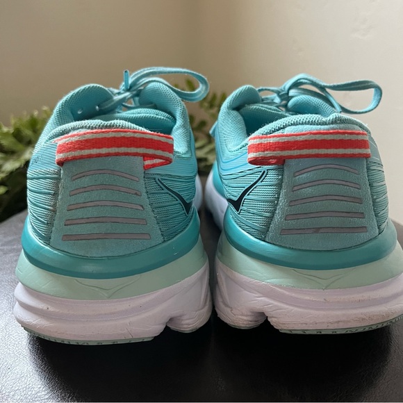 Hoka One One Bondi 7 Aquarelle Running Shoe Women’s Sneaker Size 11 - Picture 4 of 10